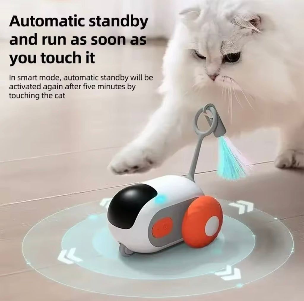 Smart Moving Remote Controlled Cat Toy 2 Modes Automatic Toy Car