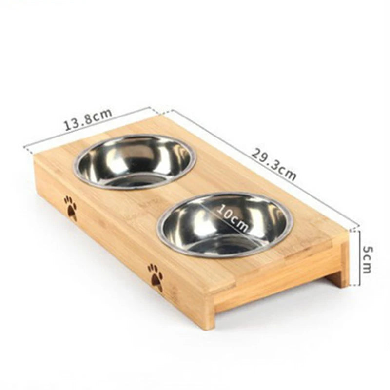 Pet Stainless Steel Ceramic Feeding & Water Bowls