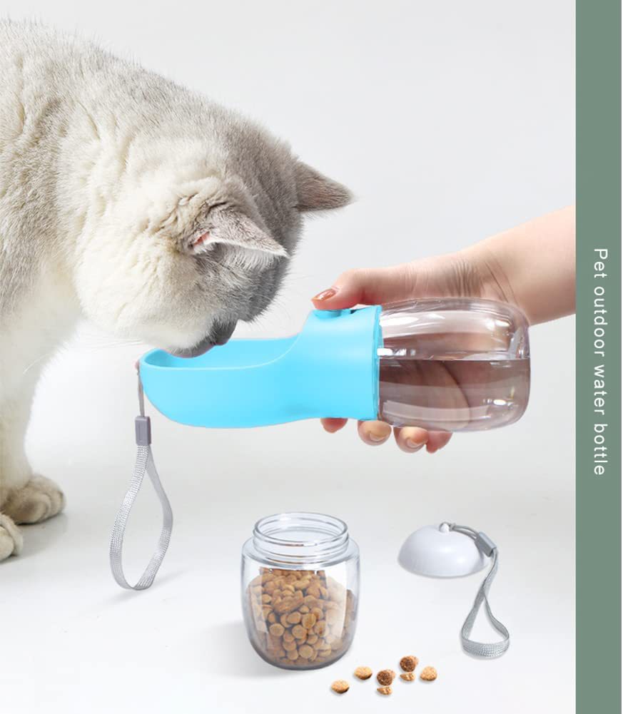 Pet 2 in 1 Portable Drink & Food Bottle
