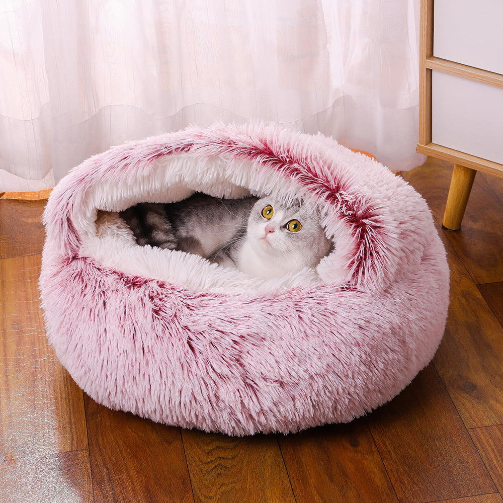 Half-Enclosed Pet Bed