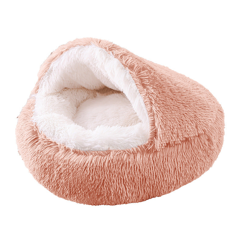 Half-Enclosed Pet Bed