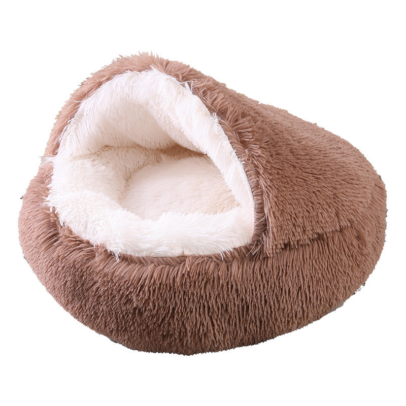 Half-Enclosed Pet Bed