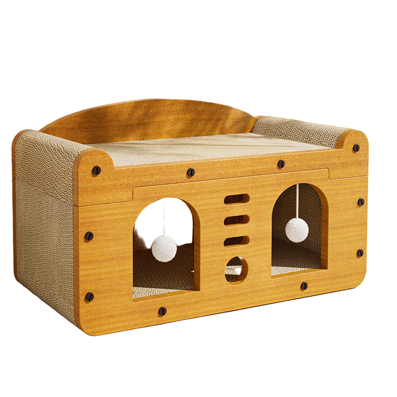 2-in-1 Cat Scratcher House