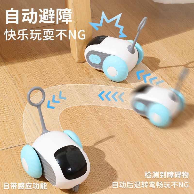 Smart Moving Remote Controlled Cat Toy 2 Modes Automatic Toy Car