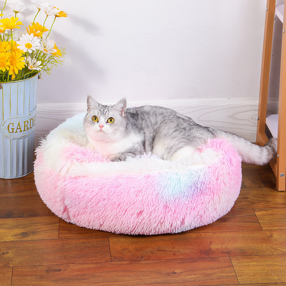 Half-Enclosed Pet Bed