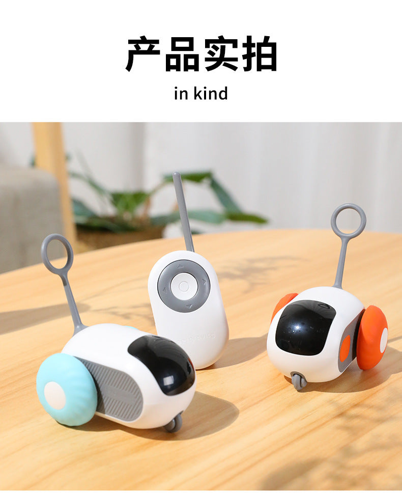 Smart Moving Remote Controlled Cat Toy 2 Modes Automatic Toy Car