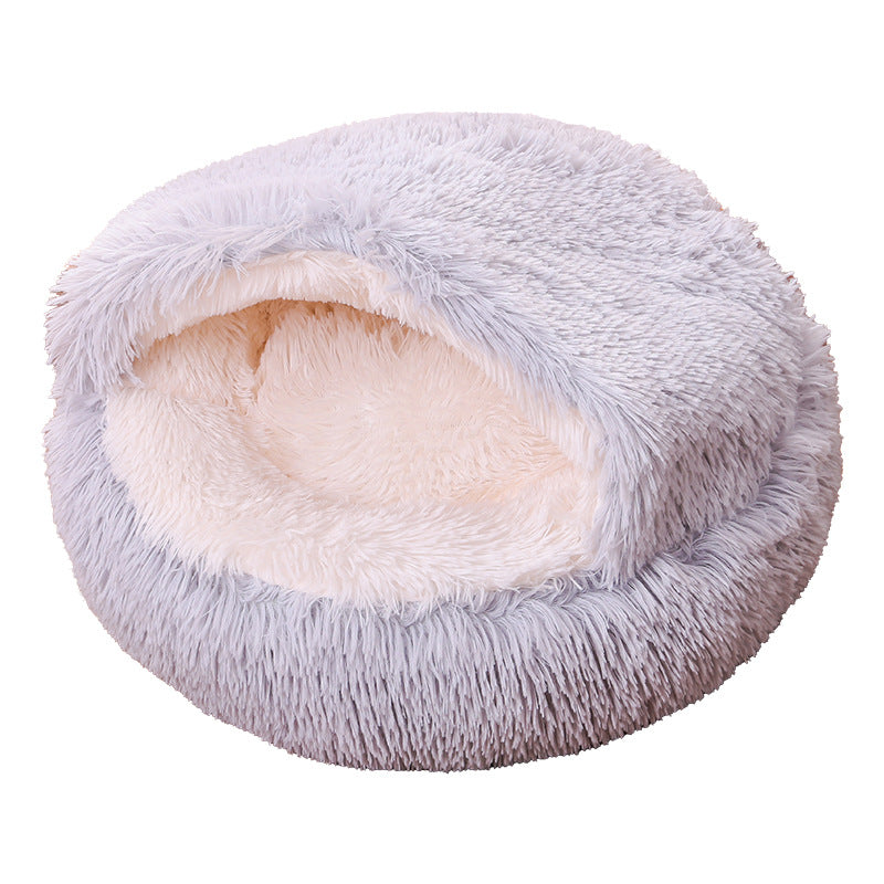 Half-Enclosed Pet Bed