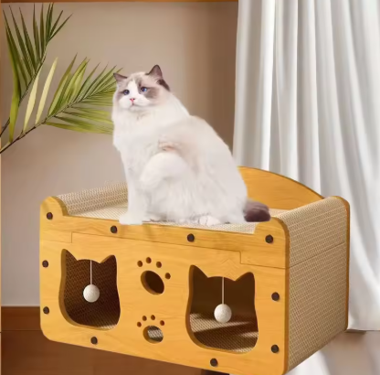 2-in-1 Cat Scratcher House