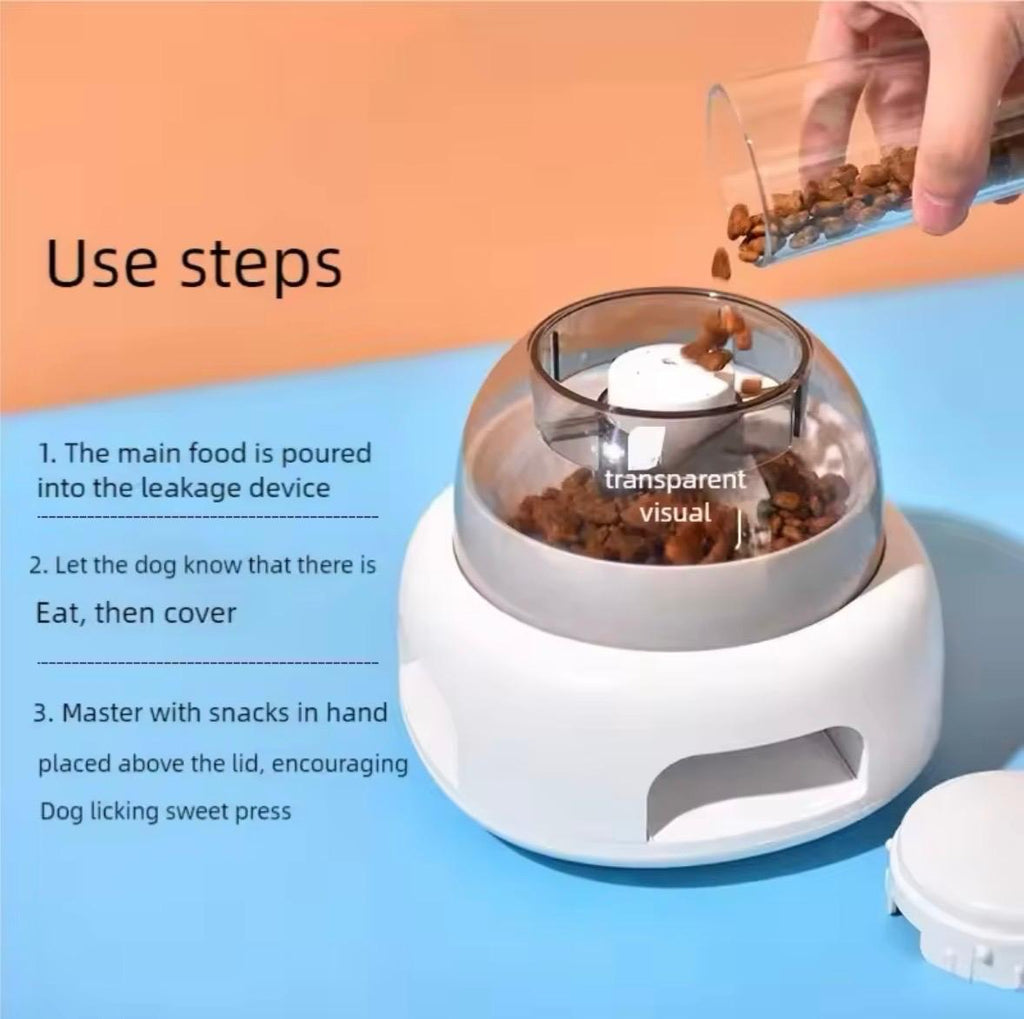 Dog Push-Button Feeder