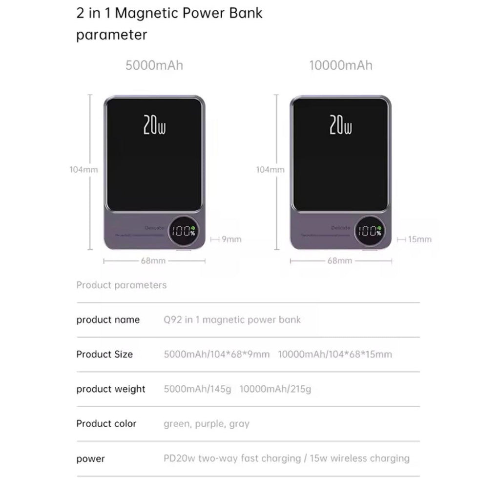 Magsafe Magnetic Suction Power Bank