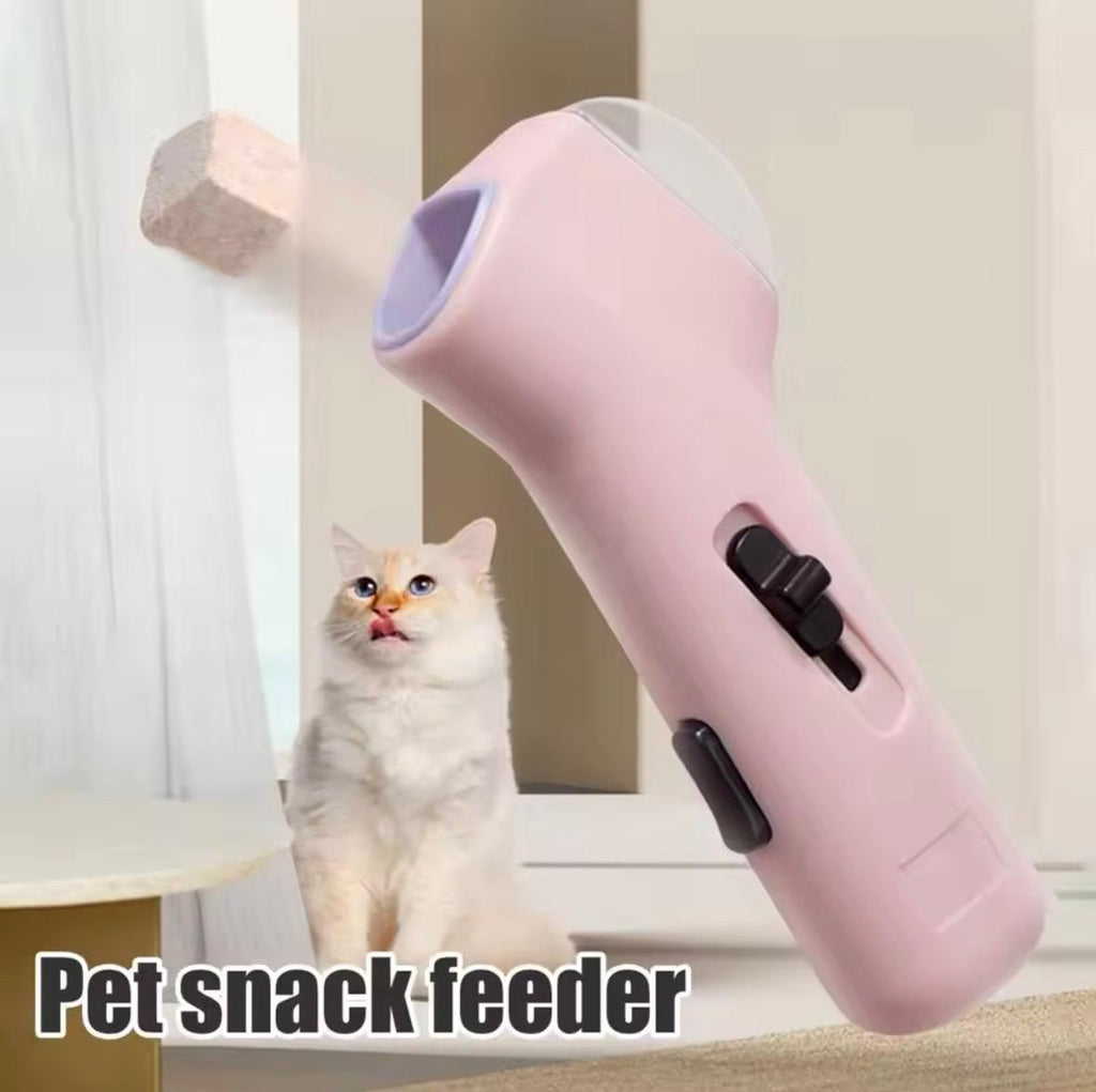 Handheld Pet Food Shooter Snack Dispenser