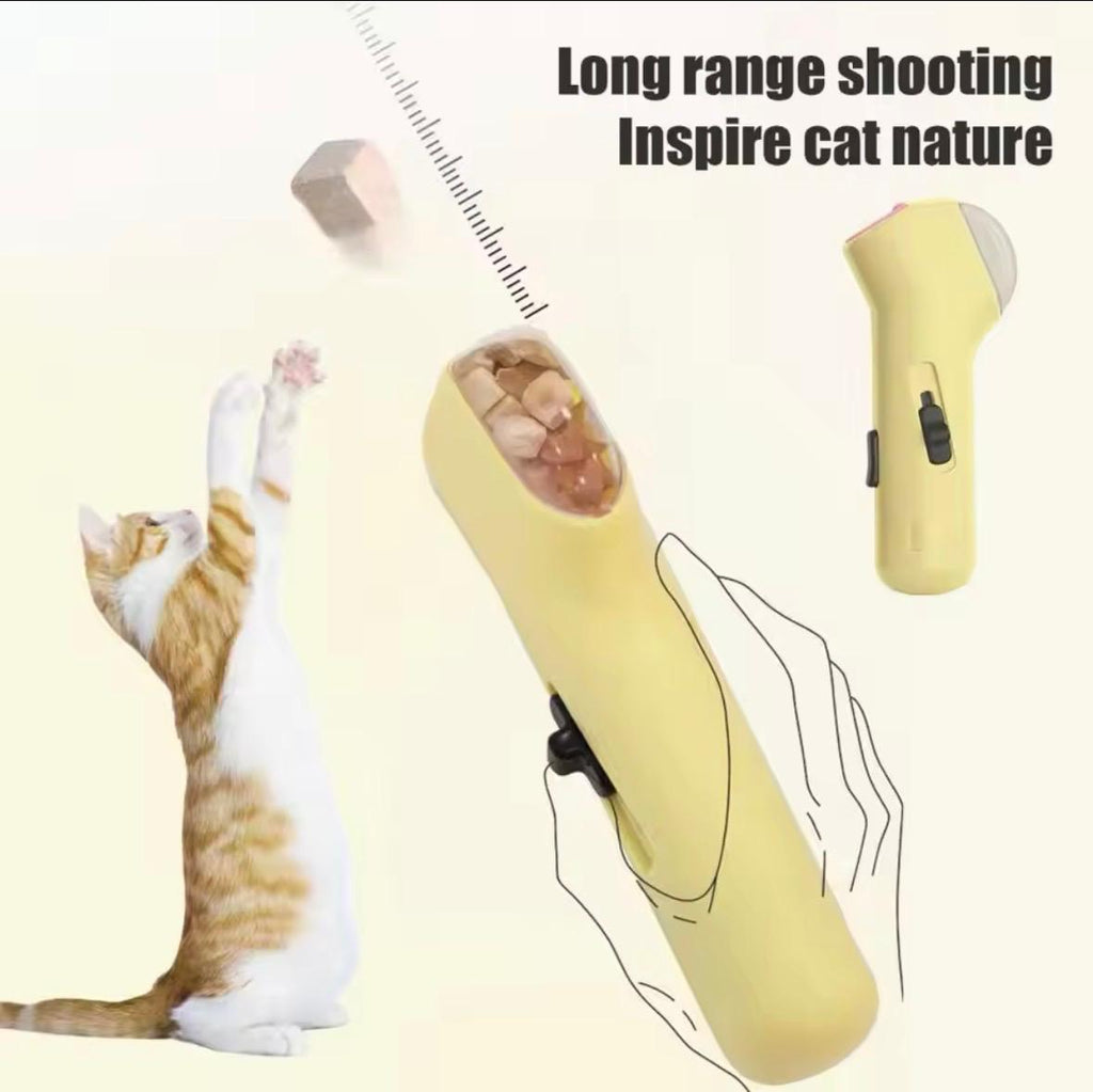 Handheld Pet Food Shooter Snack Dispenser