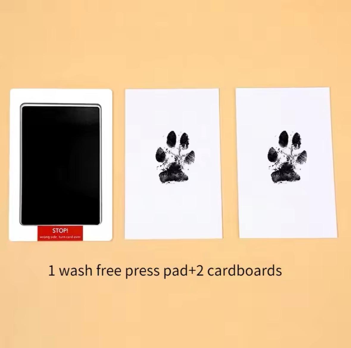 Pet Cat Dog Paw Print Ink Kit Pad